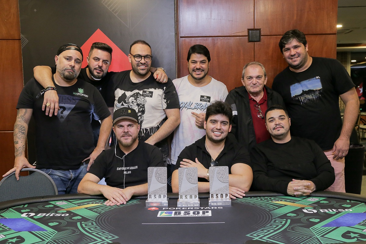 Mesa final do PL Omaha Progressive KO do BSOP São Paulo