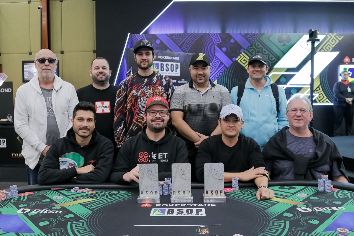 Mesa Final do Turbo KO do BSOP São Paulo