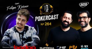 Felipe Ketzer conversou com os apresentadores no Pokercast