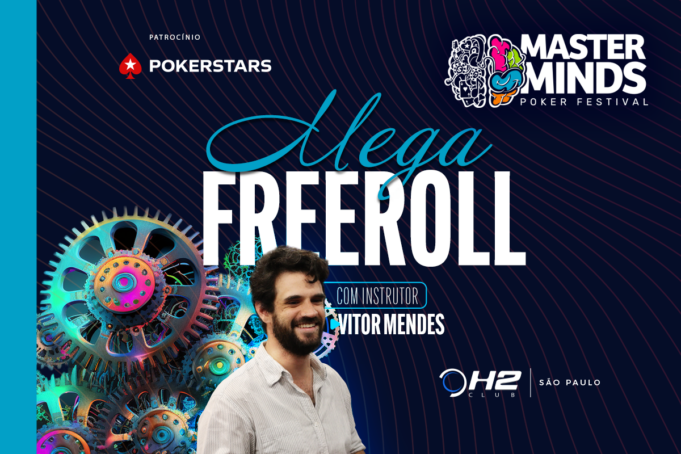 Mega Freeroll acontecerá na próxima segunda-feira (10) com aula gratuita no MasterMinds