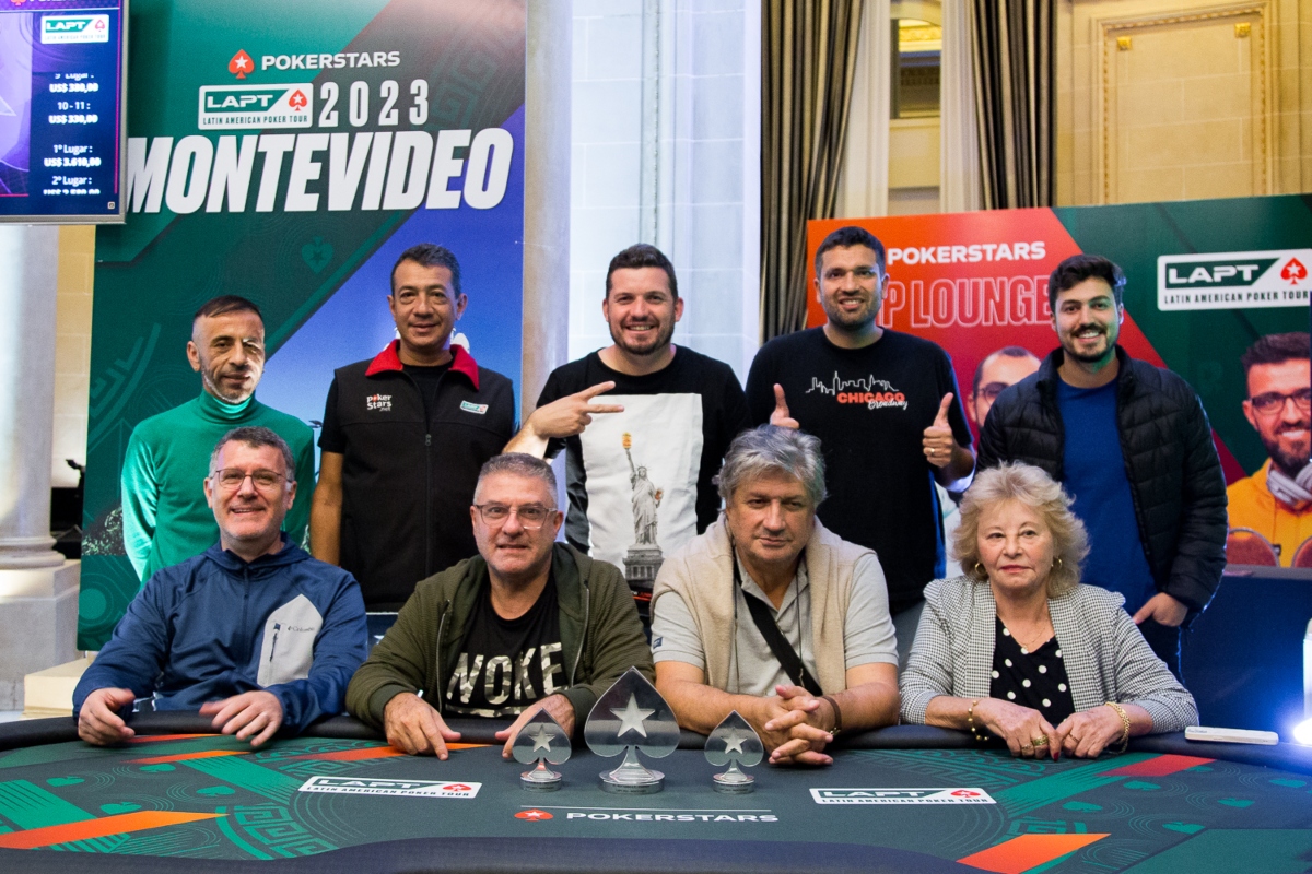 Mesa final do NLH Turbo K.O. do LAPT Montevidéu