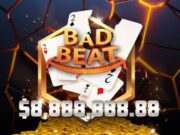 Bad Beat Jackpot do GGPoker entregou mais de US$ 200 mil