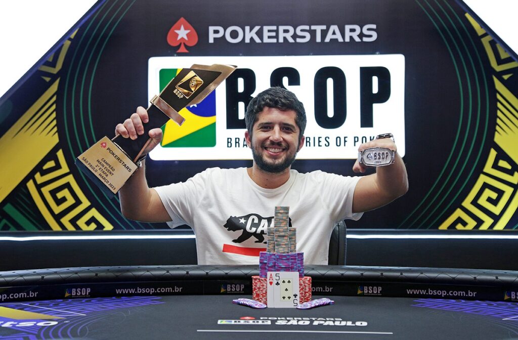 Bernardo Peters foi campeão do Main Event do BSOP São Paulo