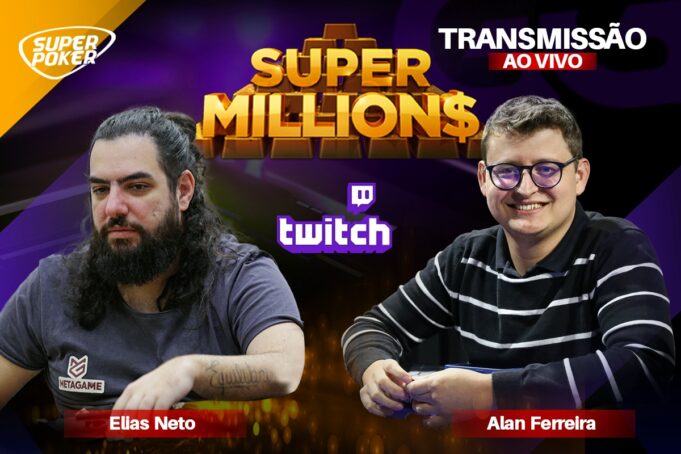 Alan Ferreira e Elias Neto farão a transmissão do Super MILLION$