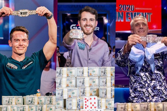 Espen Jorstad, Koray Aldemir e Damian Salas estão na lista de campeões da WSOP