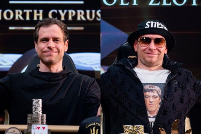 Os russos Viacheslav Buldygin e Anatoly Zlotnikov levaram os troféus da série (Foto: Triton Poker)