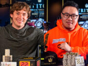 Chris Brewer e Danny Tang subiram ao lugar mais alto do pódio (Foto: Triton Poker)