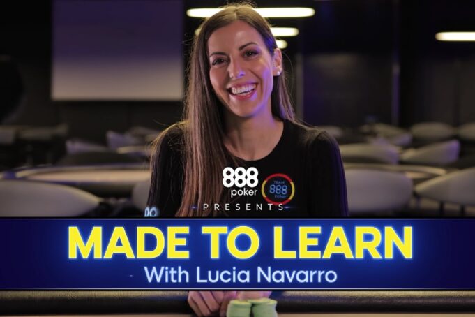 Lúcia Navarro foi a estrela da vez no Made to Learn do 888poker