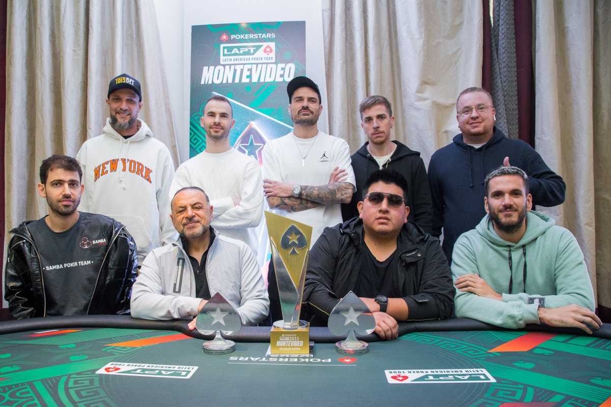 Mesa final do NLH High Rollers do LAPT Montevidéu