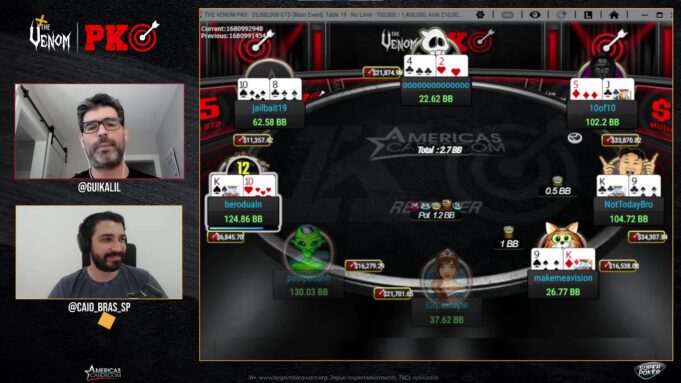 Transmissão da FT do The Venom no Americas Cardroom