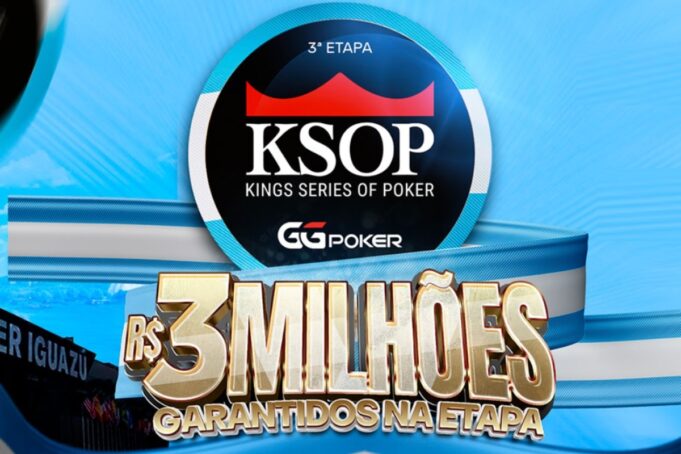 O KSOP GGPoker Iguazú contará com uma grade recheada de grandes atrações