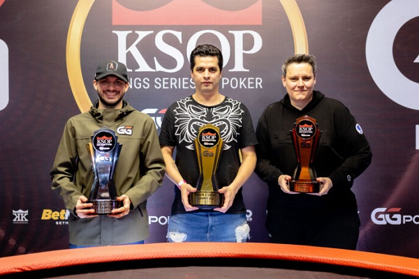 Pódio do Main Event do KSOP GGPoker Iguazú