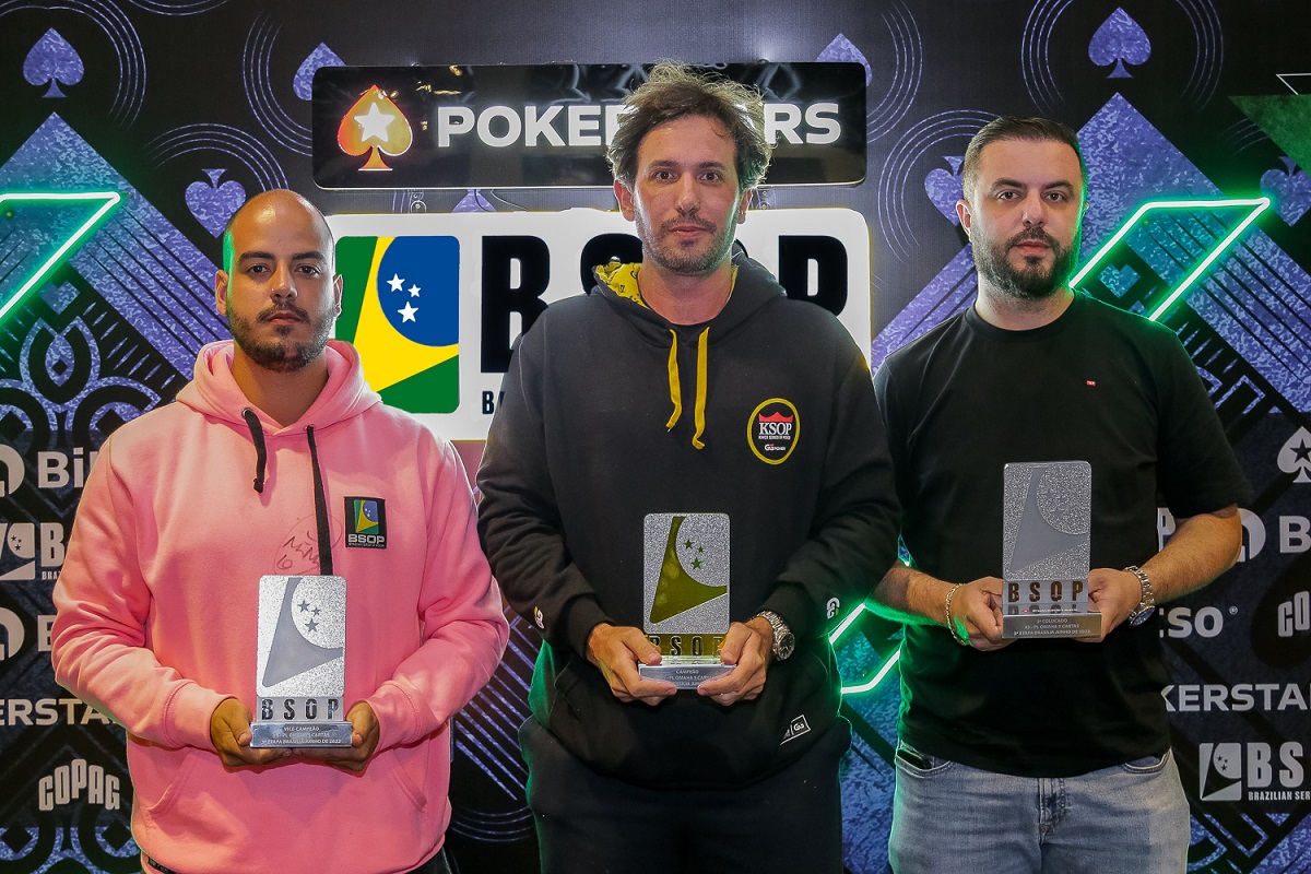 Pódio do PL Omaha 5 Cartas do BSOP Brasília