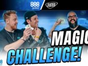 Cauê Moura esteve no desafio de mágica do 888poker