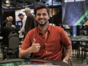 Douglas Mendes, chip leader do Dia 1 do 6-Handed do BSOP Brasília