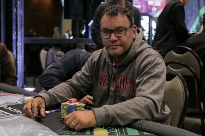 Marcelo Paixão, chip leader do Dia 1A do Main Event do BSOP Brasília