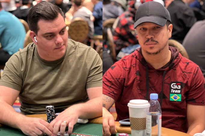 Caio Hey e Felipe Mojave engataram no PLO desta quinta na WSOP