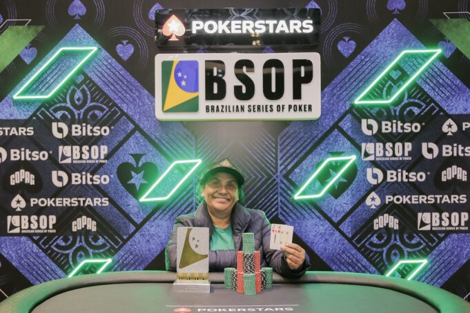 Cleide Sobrinho, campeã do Super 500 do BSOP Brasília