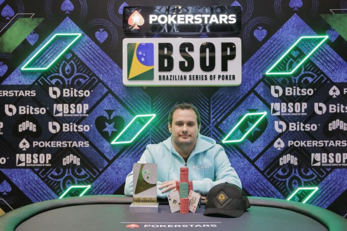 Gabriel Baleeiro, campeão do NLH Progressive KO do BSOP Brasília