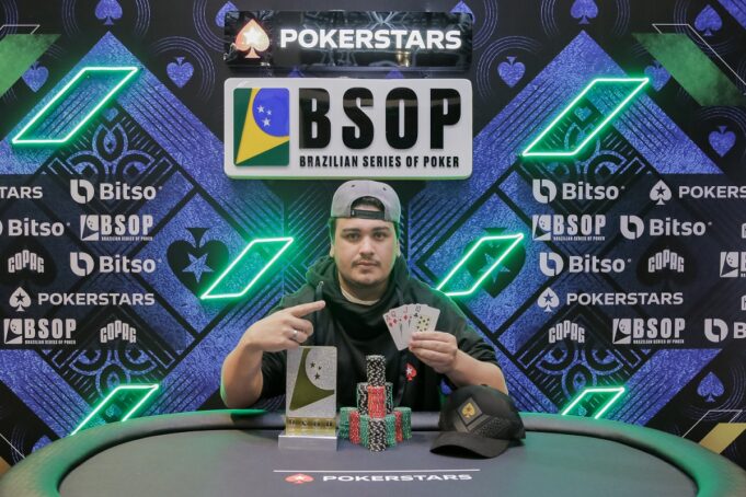 Johnatan Oliveira, campeão do PL Omaha do BSOP Brasília