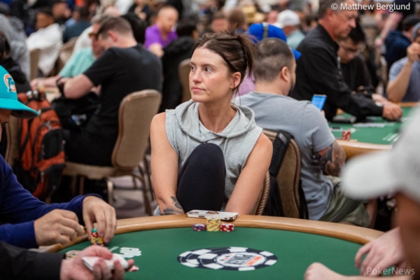 Cherish Andrews foi eliminada fora do dinheiro na WSOP (Foto: PokerNews)