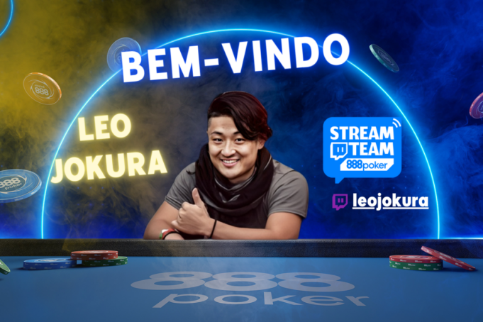 Léo Jokura agora é do time de streamers do 888poker