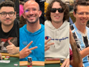 João Bauer, Alexandre Mantovani, Lucas Fauth e Luis Dorneles foram para o jogo na WSOP