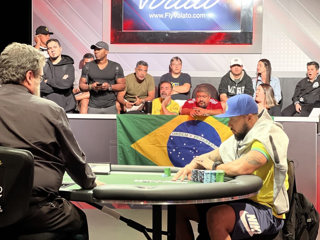 Rafael Reis não deu chances para o adversário no heads-up