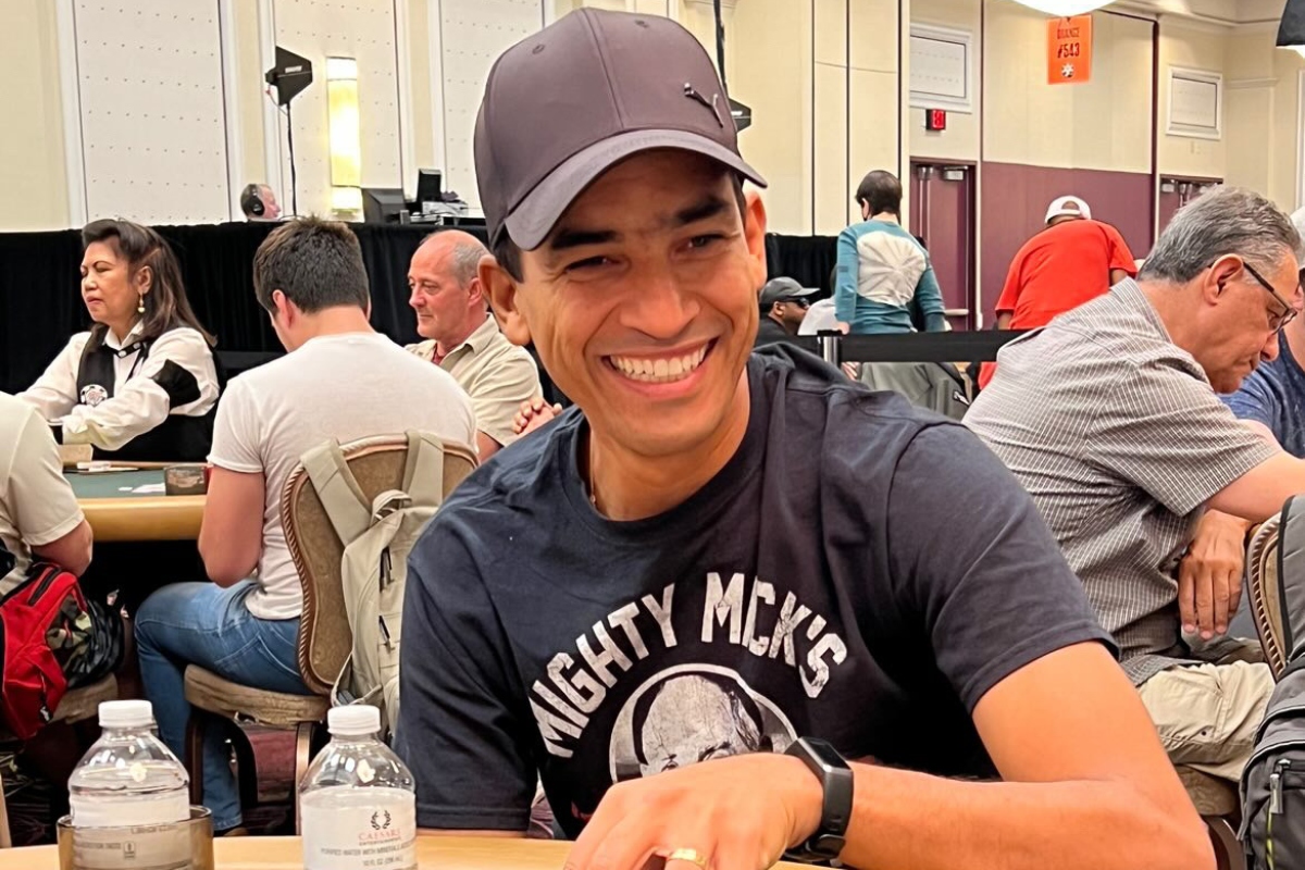 Marcelo Junior jogando o Daily Deepstack da WSOP