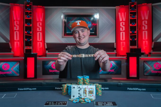 Michael Moncek foi o melhor entre 568 entradas (Foto: WSOP)