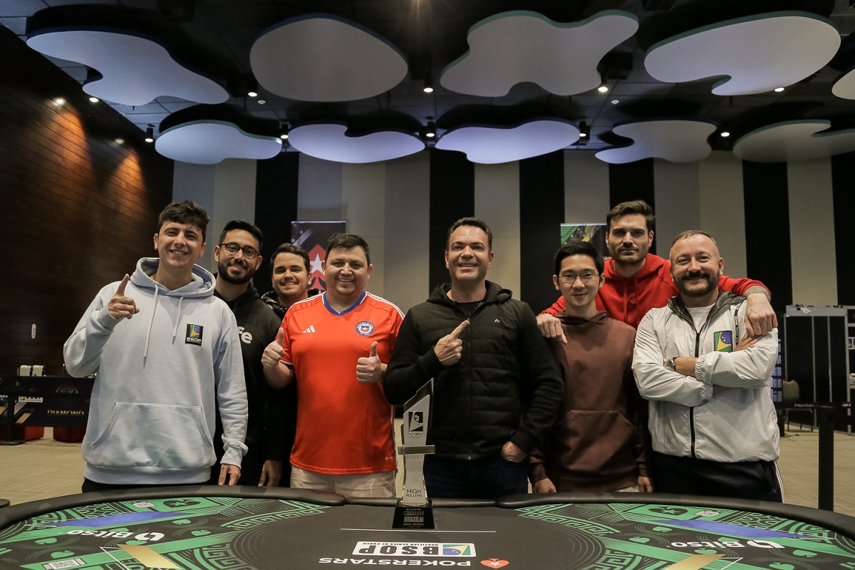 Mesa final do High Rollers - BSOP Brasília