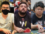 Gabriel Haeffner, Anderson Cardoso e Thiago Tsukamoto premiaram no satélite do BSOP Winter Millions