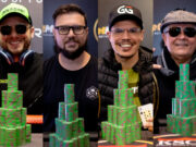 Ramon Pessoa, Luís Filipe Andrade, Cauê Martins e João Xingo cravaram torneios no KSOP GGPoker Iguazú