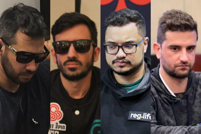 Amós Jr., Dauro Palazzo, Kim de Sousa e Danilo Vieira premiaram no satélite do BSOP Winter Millions