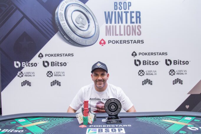 Antonio Cezar - Campeão do Meia Milha do BSOP Winter Millions