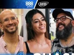 Alexandre Mantovani, Vivian Saliba e Cauê Moura estão na série do 888poker (Foto: Reprodução/Twitter @888poker)