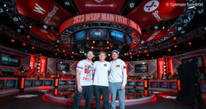 Três finalistas do Main Event da WSOP