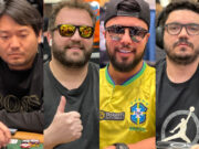 Luis Kamei, Rodrigo Semeghini, Rafael Reis e João Bauer estiveram nos panos nesta quinta na WSOP