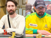 Carlos Henrique e Origenes Duarte em sua primeira WSOP