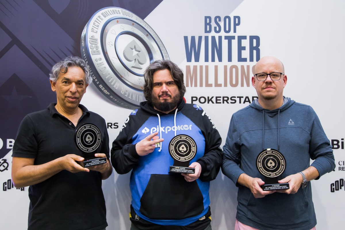 Pódio Mixed Games Dealers Choice - BSOP Winter Millions