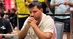 Sergio Aguero conquistou seu primeiro prêmio na Copa do Mundo do Poker