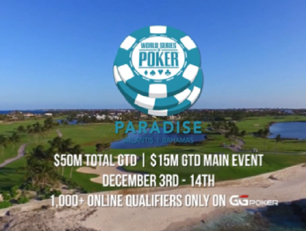 WSOP Paradise terá US$ 50 milhões garantidos e 15 braceletes