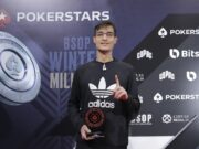 Victor Eguti - campeão do PLO Turbo KO do BSOP Winter Millions