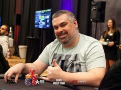 Fábio Colonese possui a dianteira no Main Event do Enjoy Poker Tour (Foto: CodigoPoker)