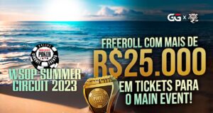 Freeroll do GGPoker dará tickets da WSOP Summer Circuit