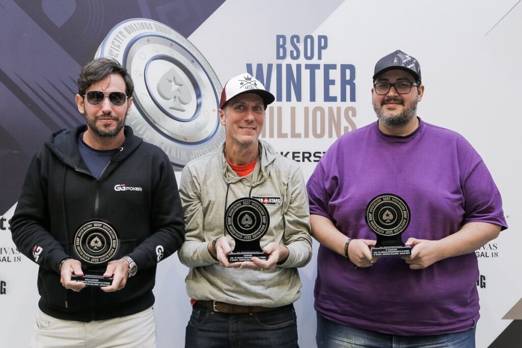 Pódio PLO Progressive KO Turbo – BSOP Winter Millions