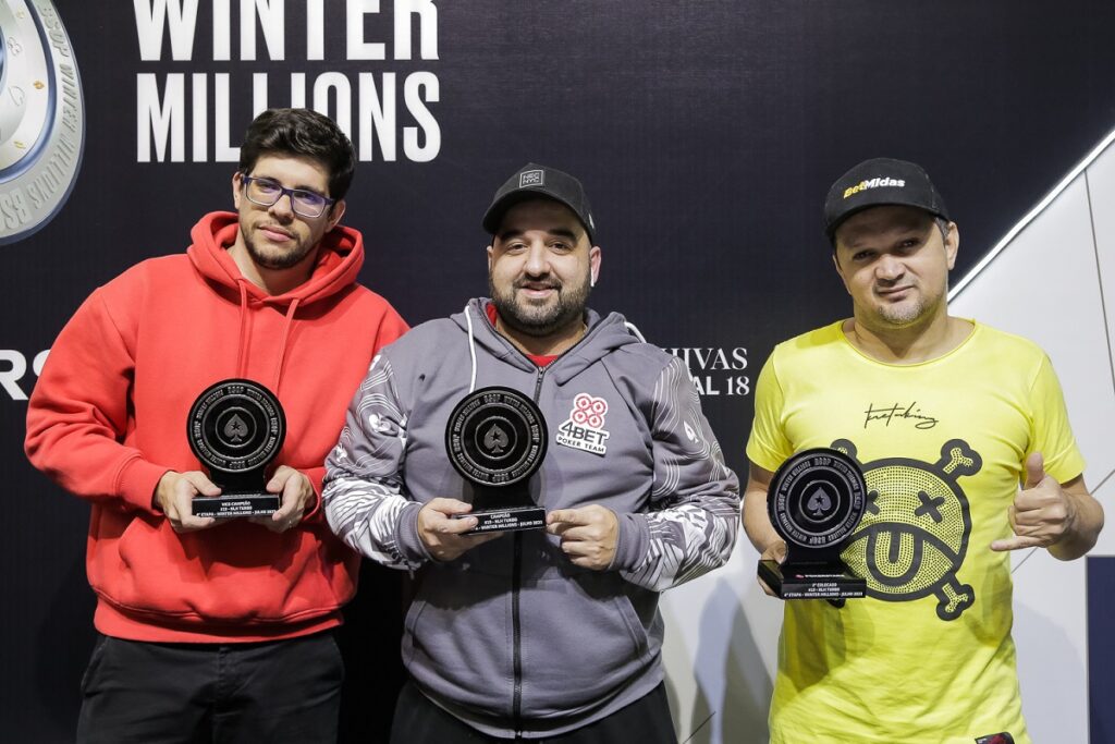 Pódio Turbo 300K BSOP Winter Millions