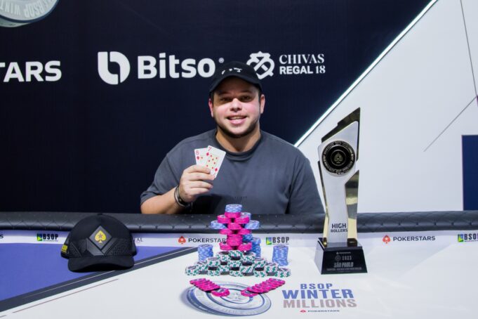 Paulo Pinto - Campeão 2-Day High Roller - BSOP Winter Millions