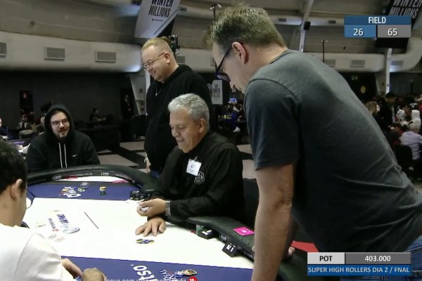 Léo Rizzo, Pedro Cavalieri e Kevin May aguardando o board