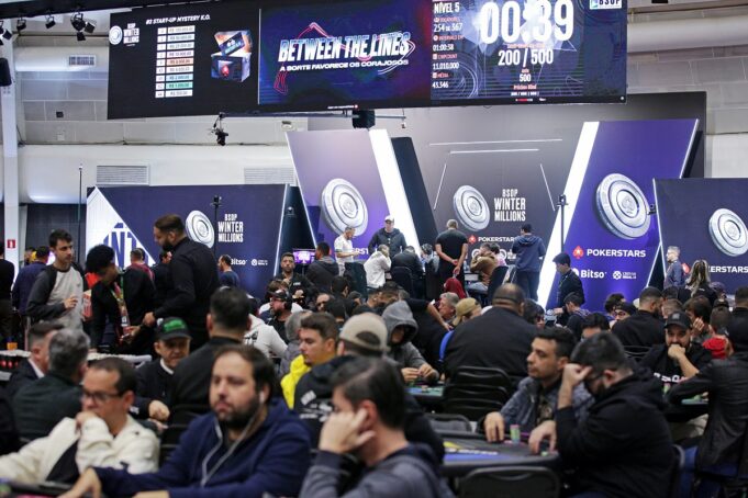 Salão do BSOP Winter Millions está cheio todos os dias